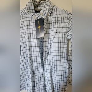 New Polo Ralph Lauren plaid long sleeve button down Shirt